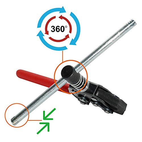 image for DIKOO #25-60 Roller Chain Breaker Cutter (Non-Slip Handle) #25, #35, #