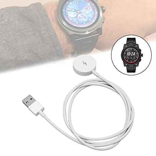Cargador para Michael Kors Sofie Bradshaw Grayson base de carga magnética blanca con cable USB 5