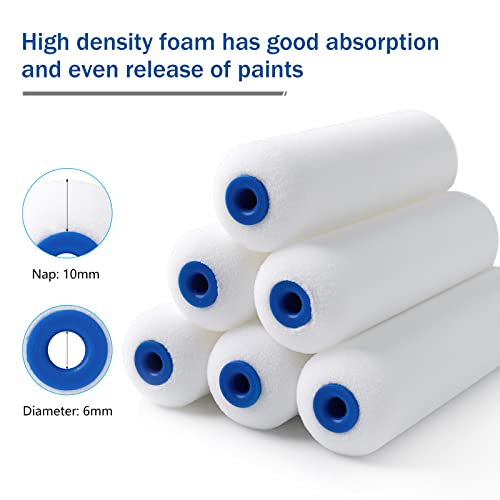 Mister Rui Set di rulli per vernice in schiuma