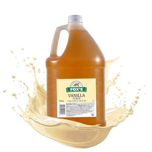 FOX'S U-BET Vanilla Syrup, Brooklyn Original, Kosher, 1 Gallon