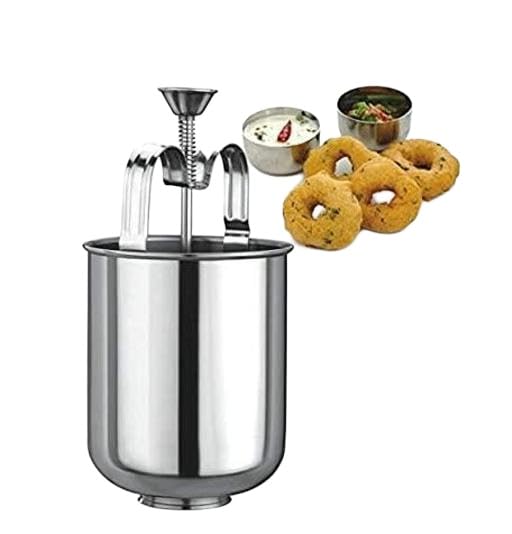Stainless Steel Medu Vada Maker Machine with Stand for Home, KitchenKOR-P012-image-11