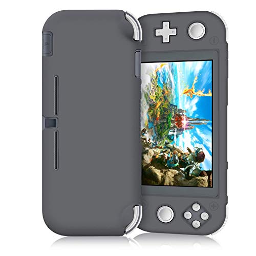 Preisvergleich Produktbild Nintendo Switch Lite 2019 Hülle, Silikonhülle Nintendo Switch Lite, Schutzhülle aus Silikon, Kompatibel mit Nintendo Switch Lite (Grau)
