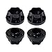 AMOGOT 4Pcs RC Metal 12mm Hex Wheel Hubs Adapters for 1.9/2.2inch Beadlock Wheel Rim Axial Scx10 Trx4 Wraith Gen7 Gen8 D90 CC01 1/10 RC Crawler (12mm)