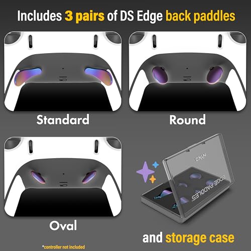 Nyko Edge Paddle Rainbow en métal robuste avec étui plastique