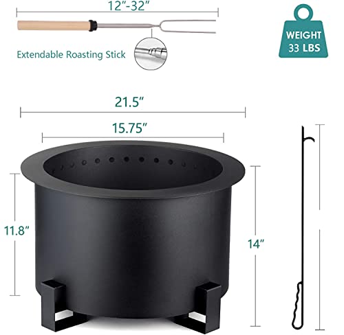 titimo smokeless fire pit