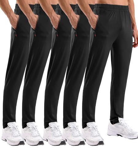 5 Pack Men's Sweatpants with Zipper Pockets Stretch Lightweight - $23.50–$29.99 w/ Code + 50% Off Code VYYJ0B2W - image 1