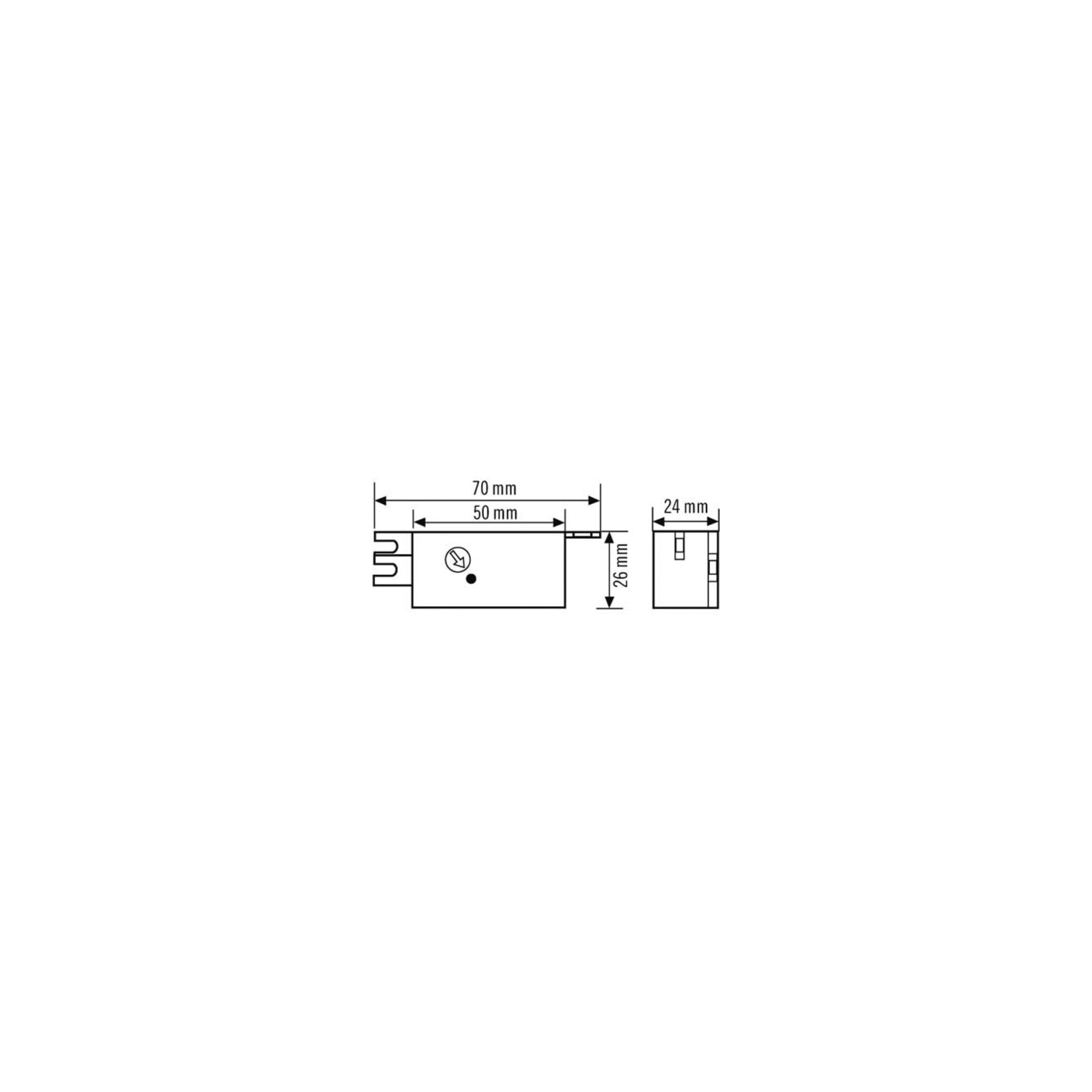 ESYLUX Dämmerungsschalter für Einbau, IP20, CDs-E, weiß, 2473714