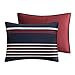 Nautica - Queen Comforter Set, Cotton Reversible Bedding with Matching Shams, Medium Weight for All Seasons (Mineola Navy, Queen)
