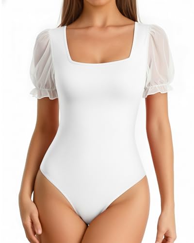 Body de cuello cuadrado MANGOPOP para salir sin pliegues rebeldes