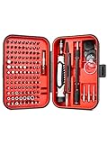 KAIWEETS S20 130 en 1 Destornilladores de Precisión, Juego de destornillador electricista, Mini Torx Destornillador con 120 Bits Magnéticos para iPhone, Célula, Portátil, PC, Reloj, Gafas y Reparación