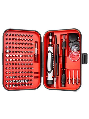KAIWEETS S20 130 in 1 Präzisions-Schraubendreher-Satz, Ingenieur-Schraubendreher-Satz, Magnetischer kleiner Sechskant-Schraubendreher-Satz für iPhone, Laptop, PC, Uhr, Brillen und andere Elektronik KAIWEETS S20 130 in 1 Präzisions-Schraubendreher-Satz, Ingenieur-Schraubendreher-Satz, Magnetischer kleiner Sechskant-Schraubendreher-Satz für iPhone, Laptop, PC, Uhr, Brillen und andere Elektronik