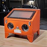 VEVOR 40 Gallon Sandblasting Cabinet, 40-120PSI Portable Benchtop Sand Blasting Cabinet, Heavy Duty Steel Sand Blaster with Blasting Gun & 4 Ceramic Nozzles for Paint, Stain, Rust Removal - Image 8
