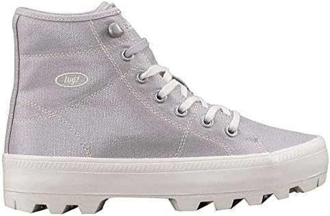 Lugz Women's Habitat Sneaker, Silver/Whisper White, 6.5 | Image 2