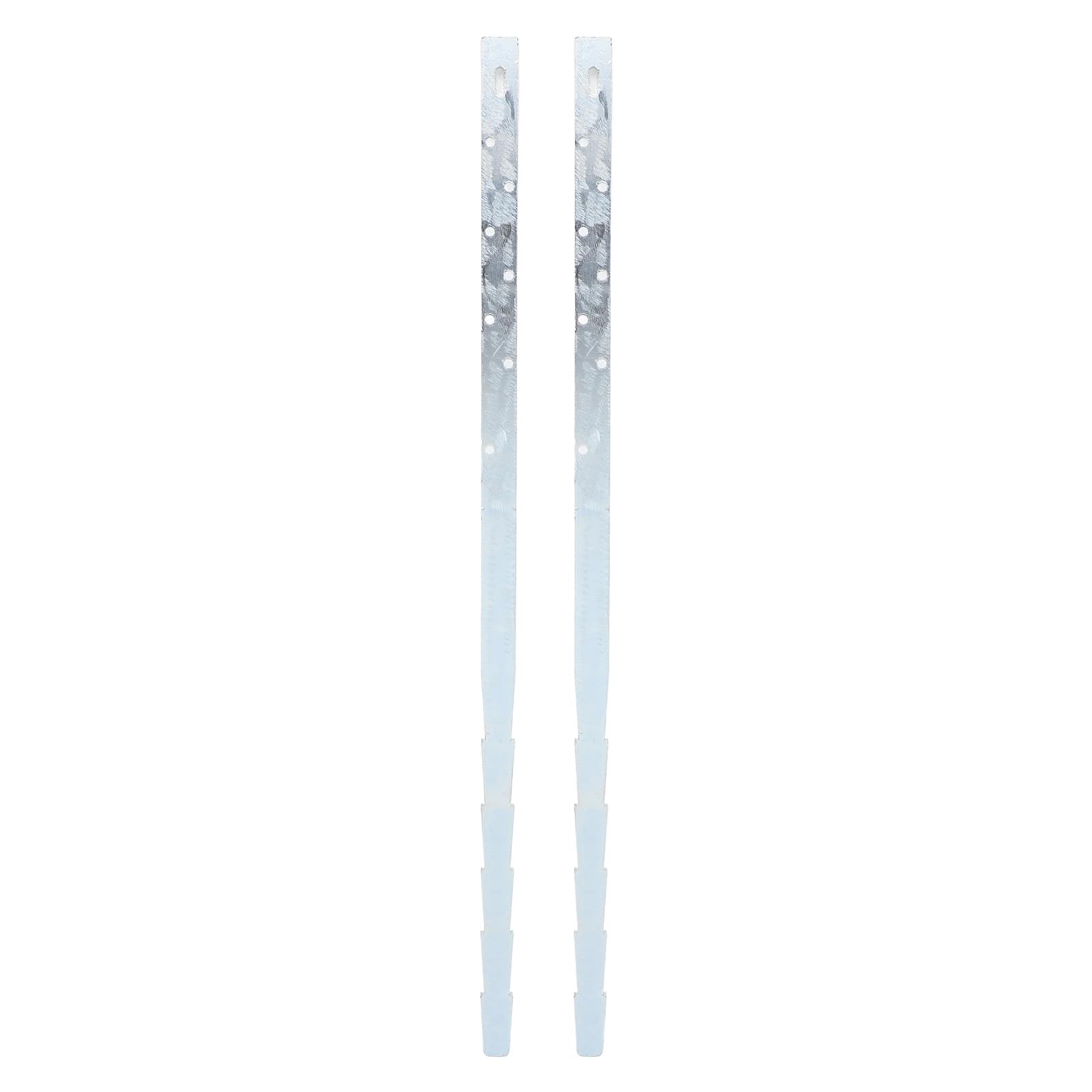 Estacas de Reparación de Postes de Cerca, Acero Resistente para Soporte de Cerca de Madera, Fijación Duradera de 74 Cm para Cercas Inclinadas
