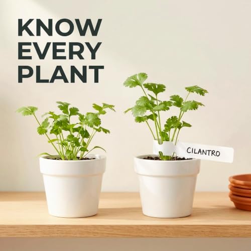 MAHIONG 1800 PCS White Plant Labels, Waterproof Plastic Plant Tags for Outdoor Garden Use, Easy Identification by MAHIONG - Used condition - Image 7