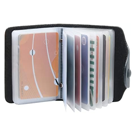 GERIINEER Tarjeteros para Tarjetas de Credito Mujer Hombre 20 Tarjetas Cover