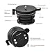 LB-75R 360 Panoramic Leveling Base Tripod Head 33 lbs (15kg) Load Capacity