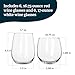 Libbey Stemless Wine Glasses Set of 12, Dishwasher Safe Set Of Wine Glasses, Perfect for Cocktails, Water, and Outdoor Glassware