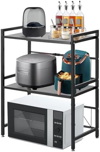 Étagère de cuisine sur pieds réglable et extensible avec charge de 75 kg