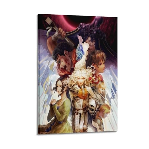 YDJKTRJKJK Póster decorativo de anime de Casca Griffith para pared e impresión artística moderna para dormitorio familiar, 40 x 60 cm