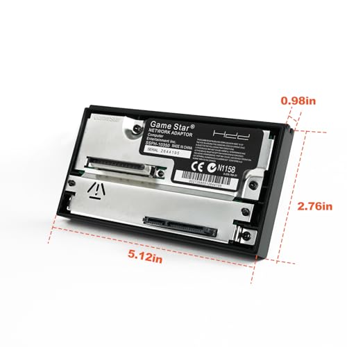 Image of BITFUNX PS2 Hard Drive Adapter - Supports Up to 2TB Storage for Game Backups /Homebrew, SATA Interface & Network Adapter for 2.5 inch /3.5 inch HDD or SSD, Plug & Play SATA HDD Connector for PS2 Fat