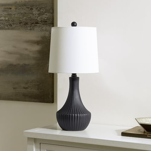 Lámpara de Mesa Negra SAFAVIEH 20 Pulgadas LED miniatura 4