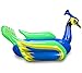 Mimosa Inc Peacock Inflatable Premium Quality Giant Size Pool Float
