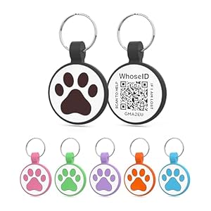 WhoseID QR-Code Katzenmarke für Haustiere