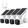 Topiacam Wireless Security Camera System Outdoor with Solar Powered for Home Includes Base Station and Cameras, 3MP…