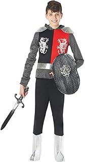 Kids Knight Costume Childrens Medieval Armour Halloween Dress Up Outfit – Medium