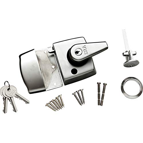 Era Double Locking Nightlatch 40mm Cylinder - Polished Chrome Finish