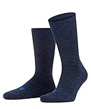 FALKE Unisex Walkie Ergo Outdoor Socken Wolle Schwarz Weiß viele weitere Farben verstärkte Wandersocken ohne Muster mit extra starker Polsterung lang und warm zum Wandern 1 Paar