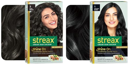 Streax Permanent Hair Colour, 100% Grey coverage Permanent Hair Colour, 100% Grey coverage