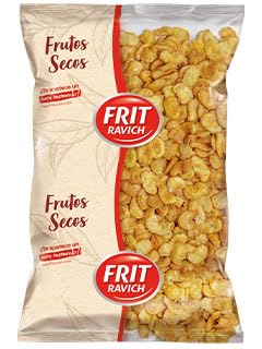 Fèves Frites Salées - Format Familial Croustillant à Texture Robuste - Pack de 8 x 1kg