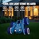 MaxTronic Direktladung RC Ferngesteuertes Auto mit LED, Exklusiv Dual-USB-C-Ladung für Auto & Fernbedienung – 360° Flips, 2.4G 15 km/h 4WD Gummi-Reifen – Vollständig aufladbares Stunt-Auto für Kinder