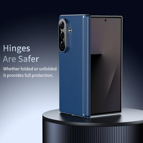 Coque en cuir rigide de précision pour Samsung Galaxy Z Fold 6 noir - 2