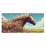 【WATERPROOF EASY TO CLEAN】 : Die Oberfläche des Mauspads ist aus hochwertigem, wasserdichtem und strapazierfähigem Stoff gefertigt und kann gereinigt werden. Verhindert effektiv Schäden durch verschüttete Getränke oder andere Unfälle, bei versehentlicher Verschmutzung mit einem feuchten Tuch abwischen.