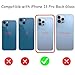 Anglepingping 13 Pro Back Glass Replacement for iPhone 13 Pro Rear Back Glass with Pre-Installed Adhesive and Tools(Sierra Blue)