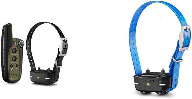 Garmin Sport PRO Bundle - Dog Training Collar and Handheld for 1-Handed Training of Up to 3 Dogs, Tone and Vibration With PT10 Dog Device Blue Collar (Pro 70/550)
