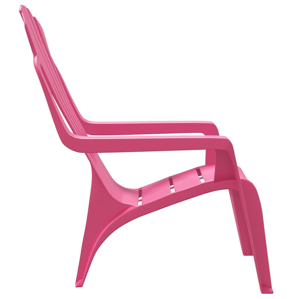 vidaXL Chaises de Jardin pour Enfants Lot de 2 Rose 37x34x44 cm PP, Chaise Longue, Chaise d'extérieur, sièges d'extérieur, sièges de Jardin
