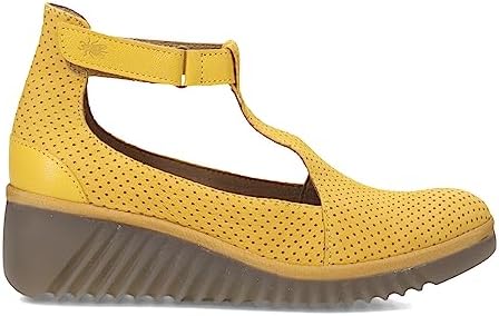 FLY London Women's, Leda Mary Jane Yellow 40 M | Image 1