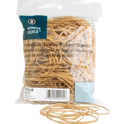 Business Source Rubber Band, Natural (1914LB)