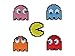 Produktbild Crocs Unisex Pac Man 5er Pack Schuhanhänger, Mehrfarbig