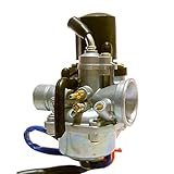 Glixal ATJOG-001 19mm Carburetor with Electric Choke for Jog 50cc 72cc 90cc 2 stroke 1PE40QMB Engine Scooter Moped PZ19J