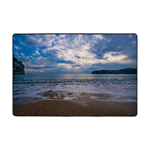 Grand tapis de plage lavable et doux pour protéger le sol du salon - 2