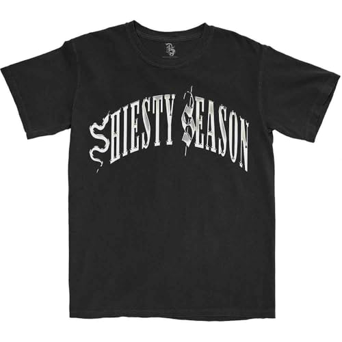 T Shirt Pooh Shiesty Cover Logo Noir pour Homme