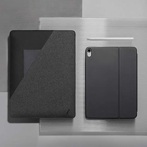 Native Union Stow Slim for iPad 13" Tablet Sleeve  Sleek & Slim Premium Sleeve Compatible with iPad 12.9" with Easy-Access Magnetic Closure & External Pocket (Slate)