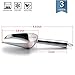 E-far Mini Scoop, 3 Ounce Stainless Steel Kitchen Utility Scoops, Ideal for Candy/Ice Cube/Flour/Sugar/Coffee Bean/Protein Powder, Food Grade & Anti Rust, Easy Clean & Dishwasher Safe (4 Pack)