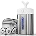 Feekaa Stainless Steel Humidifier Dishwasher Safe, 4L/1Gal Cool Mist Humidifiers for Bedroom, Easy Clean Humidifier Large Room, Humidifiers for Baby Nursery Living Room Office Plant, White