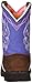 John Deere JD1158 Pull-On Boot (Toddler), Dark Brown Leather/Purple, 7 M US Toddler